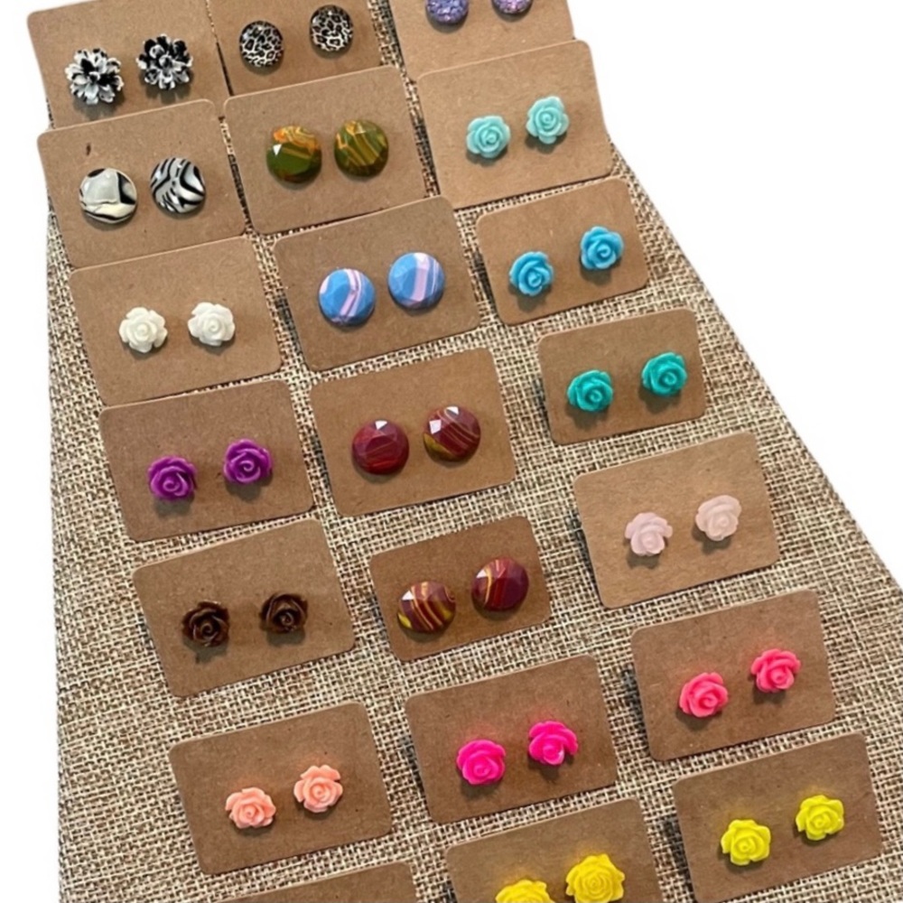 3 for $12 💕 Mix and Match Earrings Flowers and Patterns